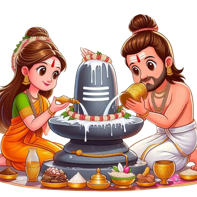 Shivling Abhishekam